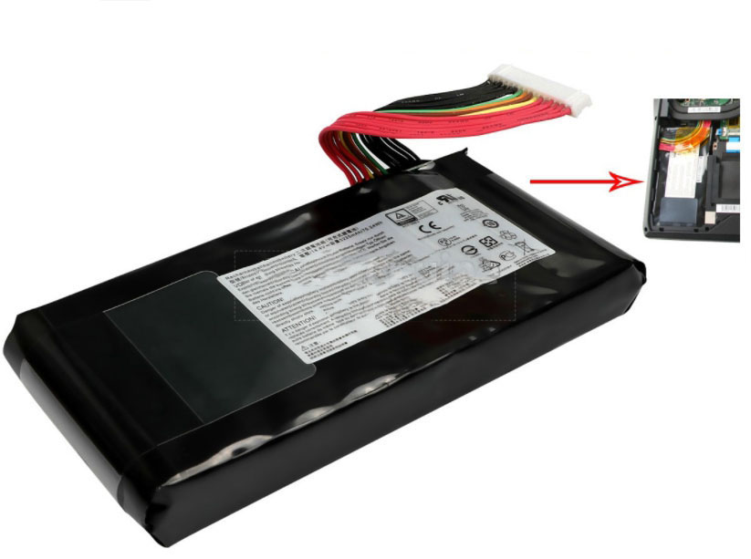 5225mAh 75.24Wh 8-Celle MSI GT75 8RF MS-17A3 Batteri